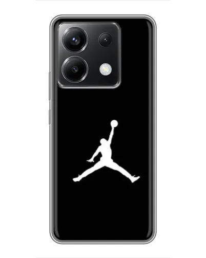 Чехол для Xiaomi POCO X6 5G с картинкой «Jordan Silhouette»