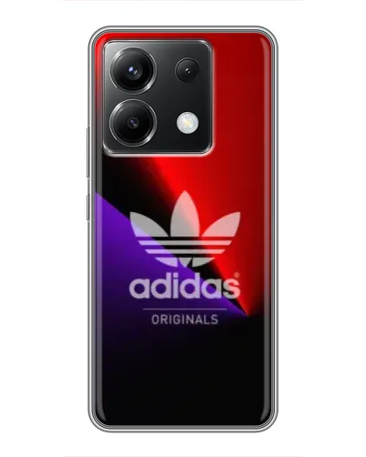 Чохол для Xiaomi POCO X6 5G з картинкою «Adidas Red Neon»