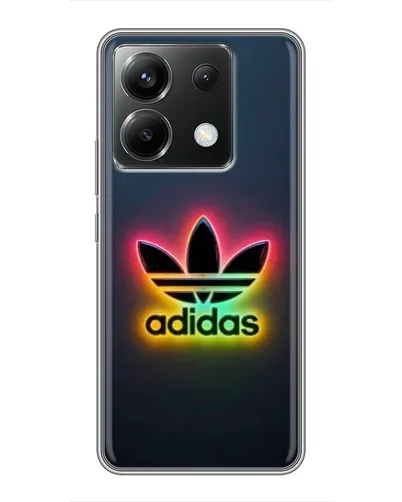 Чохол для Xiaomi POCO X6 5G з картинкою «Неоновий Adidas»