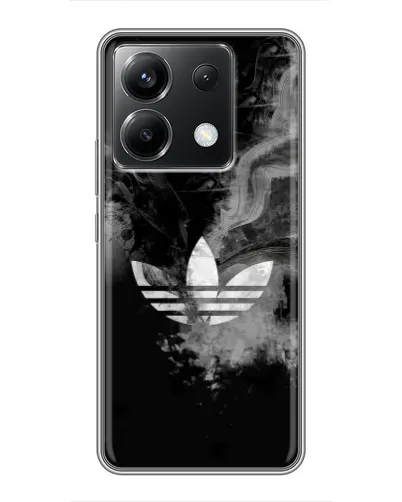 Чохол для Xiaomi POCO X6 5G з картинкою «Абстрактний дим Adidas»