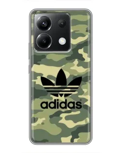 Чохол для Xiaomi POCO X6 5G з картинкою «Мілітарі стиль Adidas»