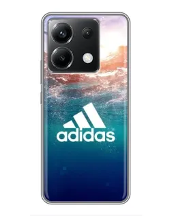 Чохол для Xiaomi POCO X6 5G з картинкою «Океанська глибина адідас»