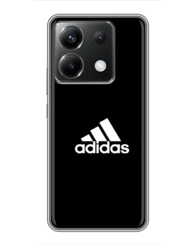 Чохол для Xiaomi POCO X6 5G з картинкою «Чорна класика Adidas»