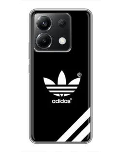 Чохол для Xiaomi POCO X6 5G з картинкою «Adidas з діагональними смугами»