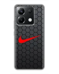 Чохол для Xiaomi POCO X6 5G з картинкою «Nike — карбонова сітка» Чохол для Xiaomi POCO X6 5G з картинкою «Nike — карбонова сітка»