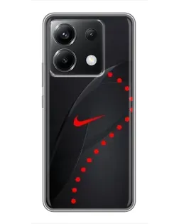 Чехол для Xiaomi POCO X6 5G с картинкой «Абстрактный дизайн Nike»