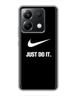 Чехол для Xiaomi POCO X6 5G с картинкой «Классический принт Nike»
