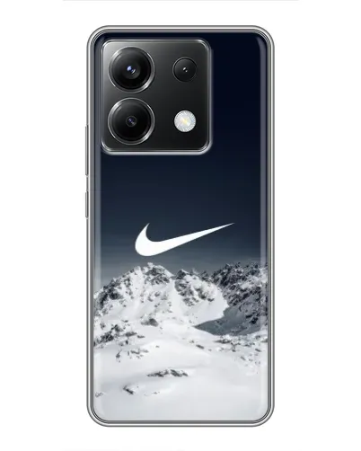 Чехол для Xiaomi POCO X6 5G с картинкой «Nike — зимние горы» Чехол для Xiaomi POCO X6 5G с картинкой «Nike — зимние горы»
