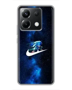Чехол для Xiaomi POCO X6 5G с картинкой «Звездный путь Nike»