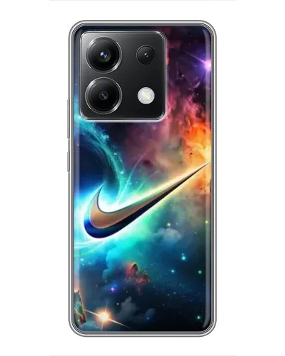 Чехол для Xiaomi POCO X6 5G с картинкой «Космический Nike Swoosh» Чехол для Xiaomi POCO X6 5G с картинкой «Космический Nike Swoosh»