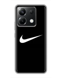 Чехол для Xiaomi POCO X6 5G с картинкой «Минималистический Найк»