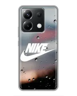 Чехол для Xiaomi POCO X6 5G с картинкой «Nike в стиле ретро»