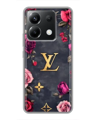 Чехол для Xiaomi POCO X6 5G с картинкой «Цветочный Louis Vuitton»