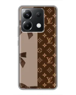 Чехол для Xiaomi POCO X6 5G с картинкой «Louis Vuitton — банты»