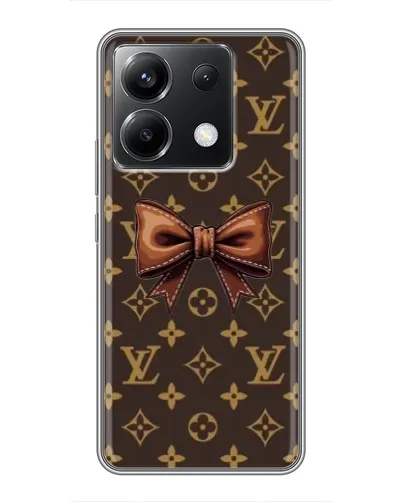 Чехол для Xiaomi POCO X6 5G с картинкой «LV с бантом»