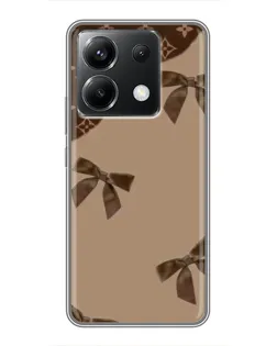 Чехол для Xiaomi POCO X6 5G с картинкой «LV — кофейный атлас»
