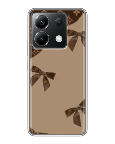 Чехол для Xiaomi POCO X6 5G с картинкой «LV — кофейный атлас»