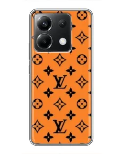 Чехол для Xiaomi POCO X6 5G с картинкой «Оранжевый стиль LV»
