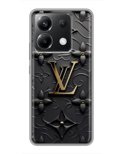 Чехол для Xiaomi POCO X6 5G с картинкой «Кожаная текстура LV»