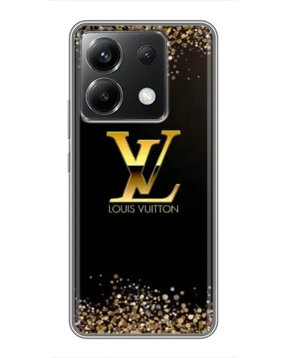 Чехол для Xiaomi POCO X6 5G с картинкой «LV — золотые искры»