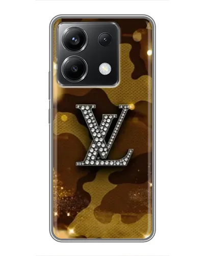 Чехол для Xiaomi POCO X6 5G с картинкой «Камуфляжный Louis Vuitton»