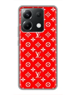 Чехол для Xiaomi POCO X6 5G с картинкой «Яркий паттерн LV»