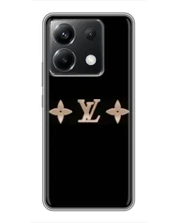 Чехол для Xiaomi POCO X6 5G с картинкой «Louis Vuitton — минимализм»
