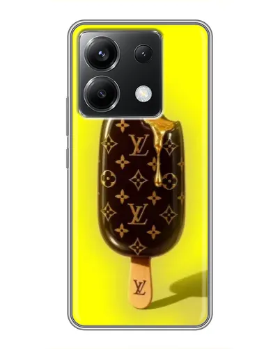 Чехол для Xiaomi POCO X6 5G с картинкой «Мороженое от LV»