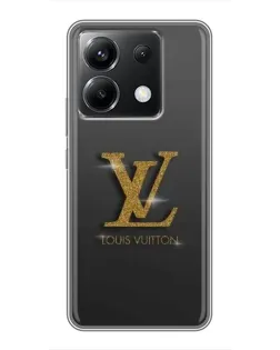 Чехол для Xiaomi POCO X6 5G с картинкой «Градиент Louis Vuitton»