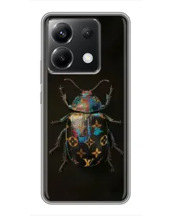 Чехол для Xiaomi POCO X6 5G с картинкой «LV — мраморный принт»