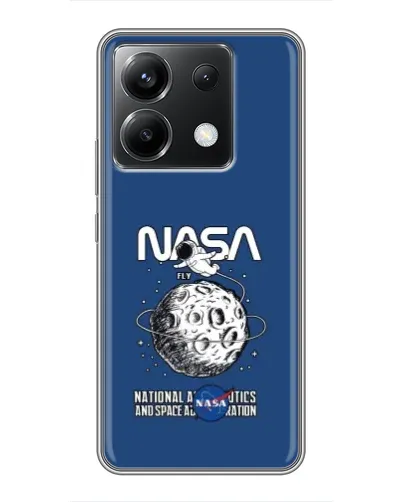 Чохол для Xiaomi POCO X6 5G з картинкою «NASA — місячна місія»