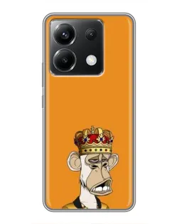 Чохол для Xiaomi POCO X6 5G з картинкою «Золота мавпа Bored Ape» Чохол для Xiaomi POCO X6 5G з картинкою «Золота мавпа Bored Ape»