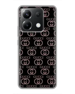 Чохол для Xiaomi POCO X6 5G з картинкою «Класична монограма Gucci»