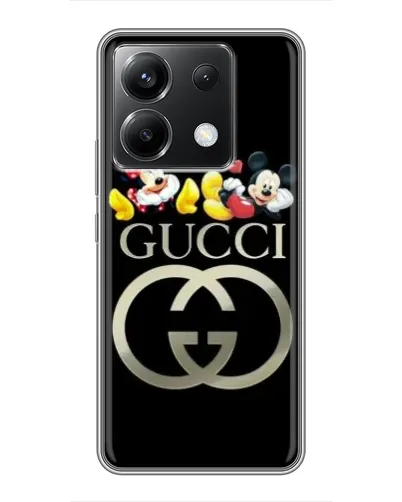 Чохол для Xiaomi POCO X6 5G з картинкою «Gucci — герої Disney»