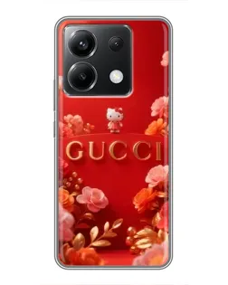 Чохол для Xiaomi POCO X6 5G з картинкою «Gucci — золотий сад»