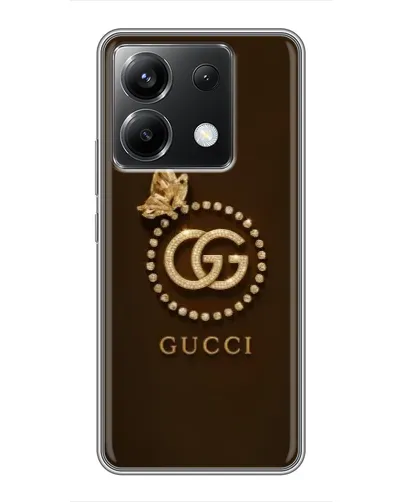 Чохол для Xiaomi POCO X6 5G з картинкою «Gucci — золотий метелик»