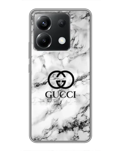 Чохол для Xiaomi POCO X6 5G з картинкою «Gucci — мармуровий шик»