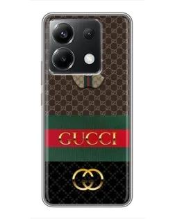 Чохол для Xiaomi POCO X6 5G з картинкою «Gucci — брендований десерт»