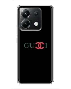 Чохол для Xiaomi POCO X6 5G з картинкою «Gucci — червоний градієнт»