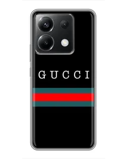 Чохол для Xiaomi POCO X6 5G з картинкою «Gucci — червоний пояс»