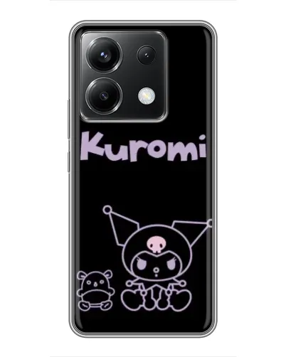 Чохол для Xiaomi POCO X6 5G з картинкою «Kuromi — чорний мінімалізм» Чохол для Xiaomi POCO X6 5G з картинкою «Kuromi — чорний мінімалізм»