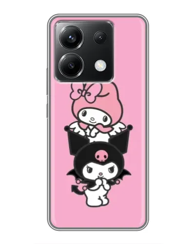 Чохол для Xiaomi POCO X6 5G з картинкою «Тріо My Melody та Kuromi» Чохол для Xiaomi POCO X6 5G з картинкою «Тріо My Melody та Kuromi»
