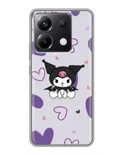 Чохол для Xiaomi POCO X6 5G з картинкою «Kuromi та лавандові серця» Чохол для Xiaomi POCO X6 5G з картинкою «Kuromi та лавандові серця»