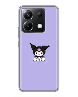 Чохол для Xiaomi POCO X6 5G з картинкою «Kuromi — фіолетовий мінімалізм» Чохол для Xiaomi POCO X6 5G з картинкою «Kuromi — фіолетовий мінімалізм»
