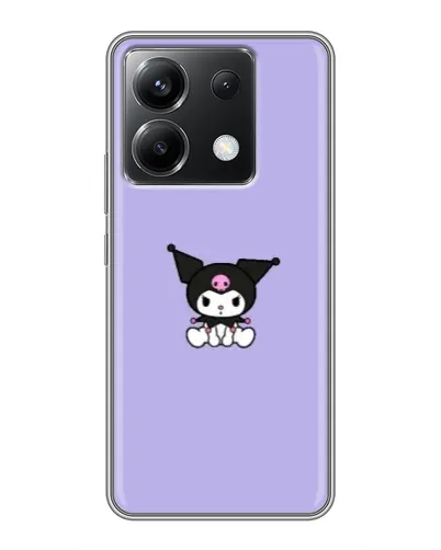 Чохол для Xiaomi POCO X6 5G з картинкою «Kuromi — фіолетовий мінімалізм» Чохол для Xiaomi POCO X6 5G з картинкою «Kuromi — фіолетовий мінімалізм»