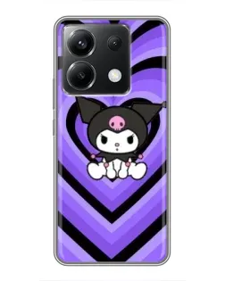 Чохол для Xiaomi POCO X6 5G з картинкою «Kuromi та фіолетові серця» Чохол для Xiaomi POCO X6 5G з картинкою «Kuromi та фіолетові серця»