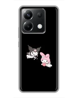 Чохол для Xiaomi POCO X6 5G з картинкою «My Melody та Kuromi» Чохол для Xiaomi POCO X6 5G з картинкою «My Melody та Kuromi»