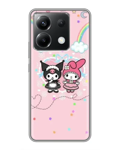 Чохол для Xiaomi POCO X6 5G з картинкою «My Melody та Kuromi» Чохол для Xiaomi POCO X6 5G з картинкою «My Melody та Kuromi»