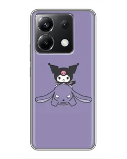 Чохол для Xiaomi POCO X6 5G з картинкою «Kuromi на ліловому фоні» Чохол для Xiaomi POCO X6 5G з картинкою «Kuromi на ліловому фоні»