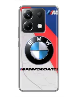 Чохол для Xiaomi POCO X6 5G з картинкою «BMW Performance стиль» Чохол для Xiaomi POCO X6 5G з картинкою «BMW Performance стиль»